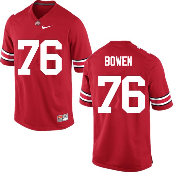 Ohio State Buckeyes #76 Branden Bowen Men Official Jersey Red OSU34745